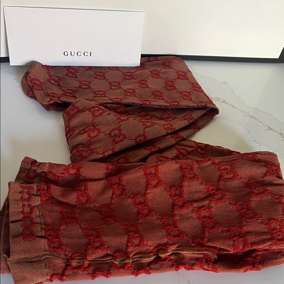Gucci Red and nude woman’s tights - Picture 1 of 7